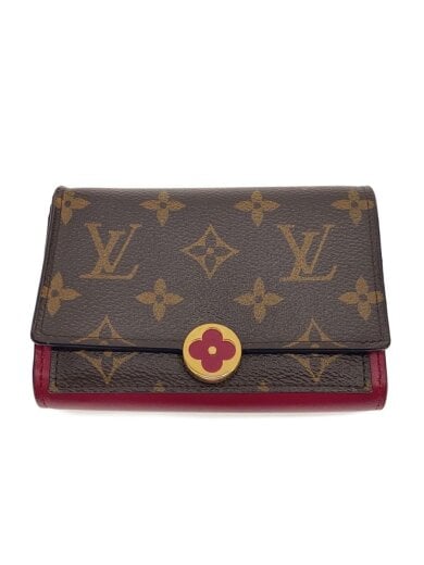 商品画像：ポルト・フォイユ・フロール・コンパクト_モノグラム・キャンバス/PVC/BRW/レディース 1