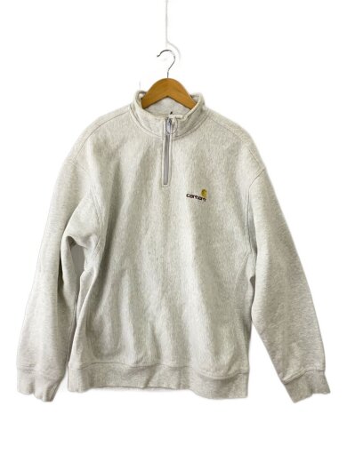 商品画像：half zip american script sweat/XL/コットン/WHT/1027014.482.00.03 1