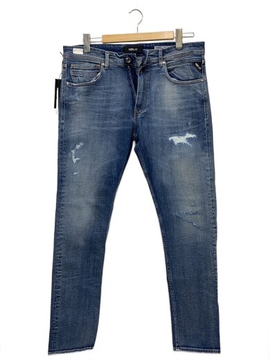 商品画像：タグ付/ストレートパンツ/36/コットン/BLU/無地/M1000E.000.425 1