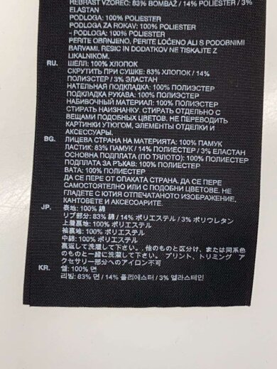 商品画像：ジャケット/XS/ナイロン/BLK/総柄/D06670-9605-5929// 4