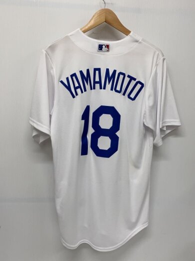 商品画像：ドジャース/山本由伸/18/Dodgers/半袖シャツ/S/ポリエステル/WHT 2