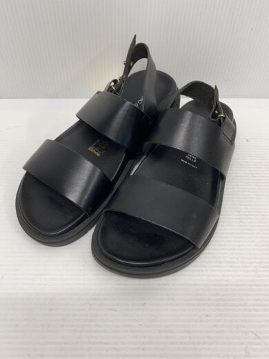 商品画像：ダブルストラップ/イタリア製/シルバー/サンダル/41/BLK/レザー// 2