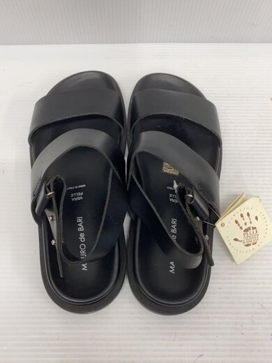 商品画像：ダブルストラップ/イタリア製/シルバー/サンダル/41/BLK/レザー// 3
