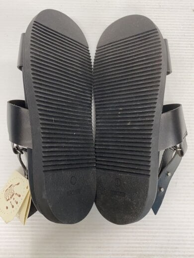 商品画像：ダブルストラップ/イタリア製/シルバー/サンダル/41/BLK/レザー// 4
