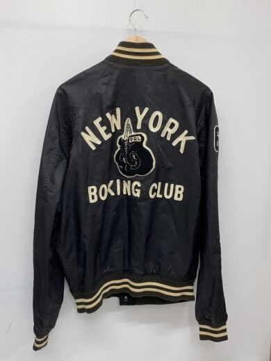 商品画像：BOXING CLUB/チェーンステッチ/ボクシングスタジャン/L/BLK/710539924001// 2
