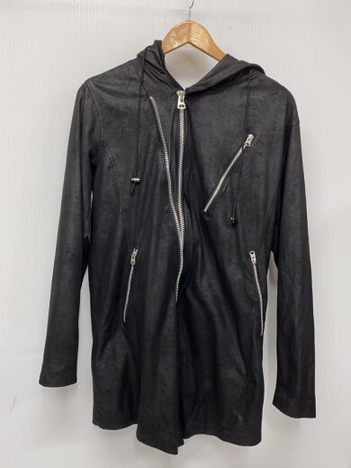 商品画像：y2k/multi zip hooded coat/ジャケット/48/BLK/1395501001 1