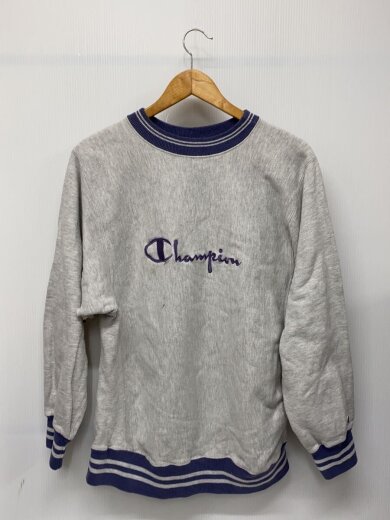 商品画像：90s/リバースウィーブ/USA製/スウェット/L/コットン/GRY/無地// 1