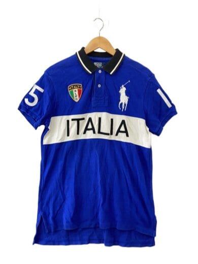 画像：POLO RALPH LAURENポロシャツ/L/コットン/BLU/MNBLKNIM1I00059//1