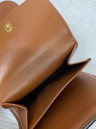 商品画像：トリオンフ/シャイニースムースラムスキン/スモールフラップ/3つ折り財布/レザー/BRW/レディース 8