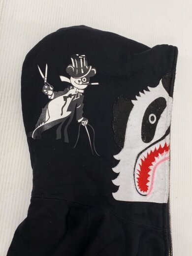 商品画像：Panda Full Zip Hoodie/ジップパーカー/M/コットン/BLK/001ZPK801006M 8