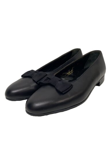 商品画像：イングランド製/オペラシューズ/リボン/パンプス/US7.5/BLK/レザー 1