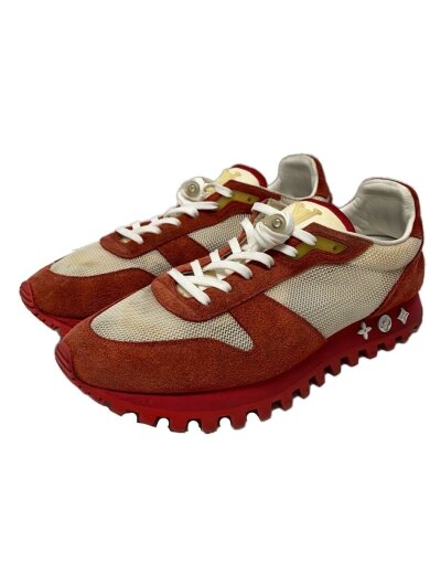 商品画像：ローカットスニーカー/US8/RED/スウェード 1