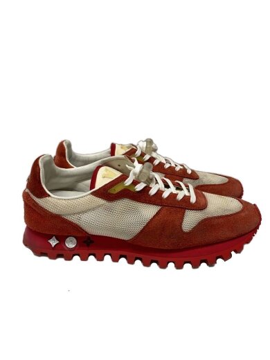 商品画像：ローカットスニーカー/US8/RED/スウェード 2