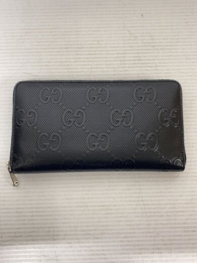 商品画像：GGエンボス ジップアラウンド/長財布/レザー/BLK/レディース/625563 496085 1
