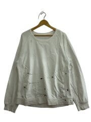 raglansleeve sweatshirt/ペンキ/スウェット/4/コットン/WHT/0121105010003//