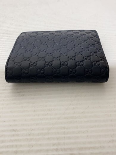 商品画像：2つ折り財布_マイクログッチシマ/レザー/NVY/レディース 4