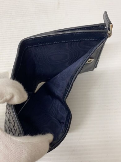 商品画像：2つ折り財布_マイクログッチシマ/レザー/NVY/レディース 9