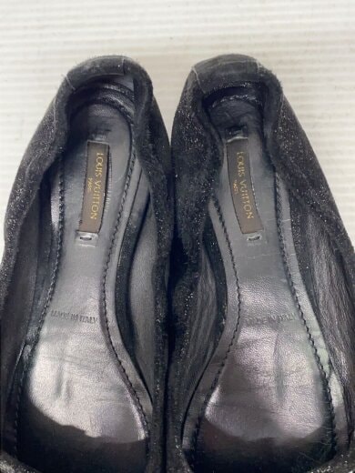 商品画像：Y2K/モカシン/バレエシューズ/ラメ/フラットパンプス/38/BLK/LOU1327255 4