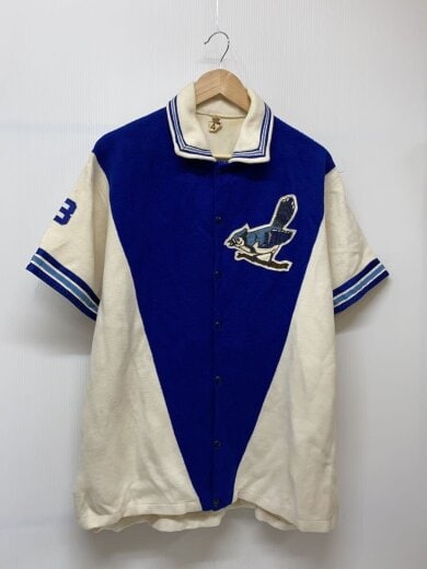 商品画像：50s/半袖スタジャン/SCOVILLスナップ//42/BLU 1
