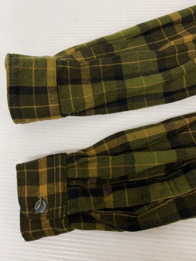 商品画像：60s-70s/ST MORITZ/ボードシャツ/ネルシャツ/M/ウール/GRN/チェック 4