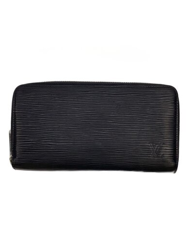 商品画像：ジッピー・ウォレット_エピ/レザー/BLK/総柄/メンズ 1