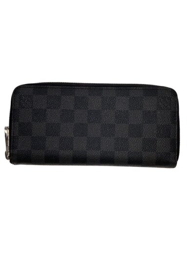 商品画像：ジッピー・ウォレット・ヴェルティカル_ダミエ・グラフィット/PVC/BLK/総柄/メンズ 1