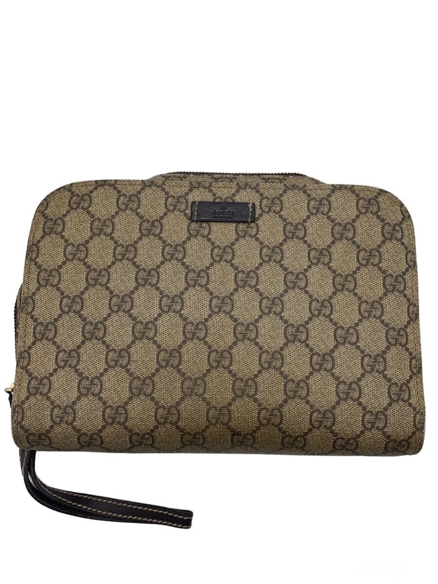 GUCCI / クラッチバッグ_GGプラス/PVC/BEG/総柄