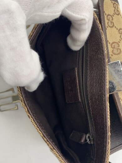 商品画像：ウエストバッグ_GGキャンバス/キャンバス/BRW/総柄 6