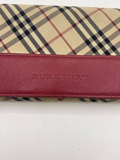 商品画像：長財布/キャンバス/RED/チェック/レディース 3