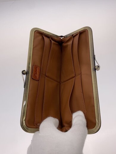 商品画像：長財布/レザー/BRW/無地/レディース/がま口 4