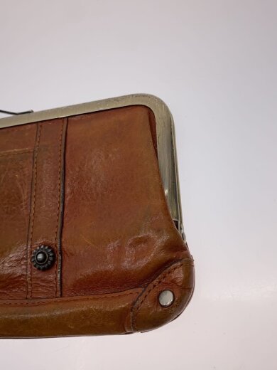 商品画像：長財布/レザー/BRW/無地/レディース/がま口 6