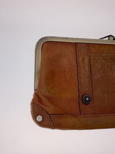 商品画像：長財布/レザー/BRW/無地/レディース/がま口 7