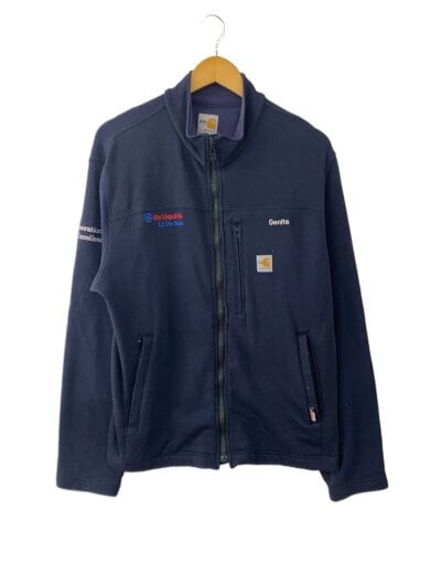 商品画像：ジップジャケット/L/コットン/NVY/無地// 1