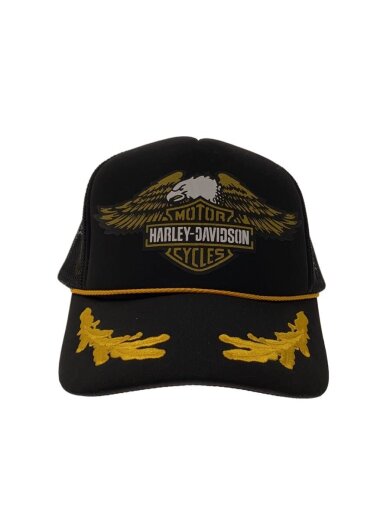 商品画像：キャップ/FREE/ポリエステル/BLK/無地/メンズ/HD2522// 1