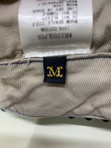 商品画像：ストレートパンツ/M/デニム/IDG/無地/KR2203KP05/シンチバック 5