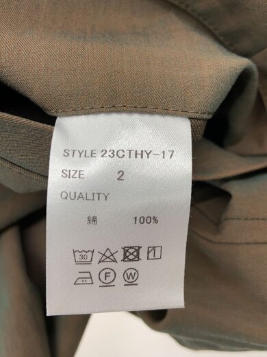 商品画像：ボトム/2/コットン/BRW/無地/23CTHY-17 5