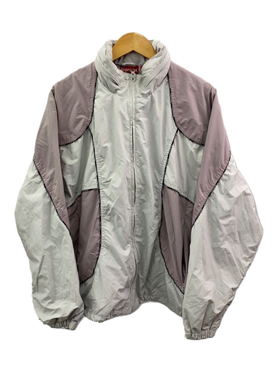Supreme / LOGO PIPING HOODED TRACK JACKET/L/ナイロン