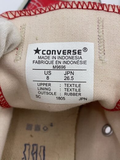 商品画像：ローカットスニーカー/26.5cm/RED/M9696 5