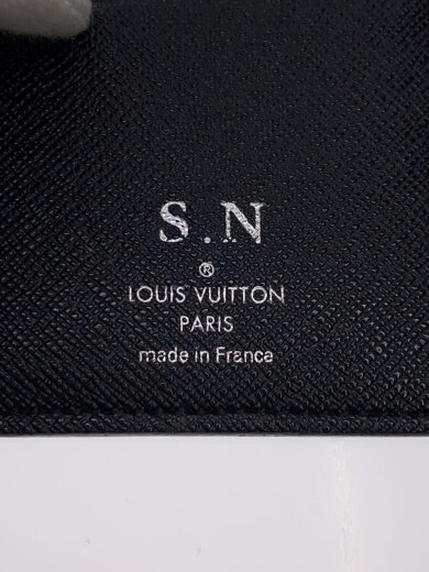 商品画像：ポルト・フォイユ・ブラザ_ダミエ・グラフィット/二つ折り長財布/ロゴ/PVC/BLK/メンズ 3