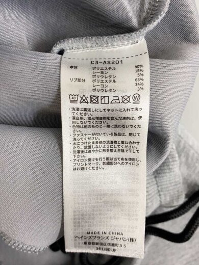 商品画像：TECH WEAVE 3LS SWEAT PANTS/L/ポリエステル/GRY/C3-AS201 5