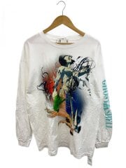 GHOST IN THE SHELL 攻殻機動隊/長袖Tシャツ/XXL/コットン/WHT/FS1612