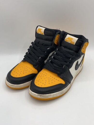 商品画像：GIRLS AIR JORDAN 1 RETRO HIGH_エア ジョーダン 1 レトロ ハイ/23.5cm/YLW 2