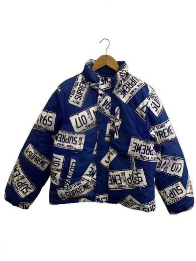 商品画像：License Plate Puffy Jacket/ダウンジャケット/S/コットン/BLU 1