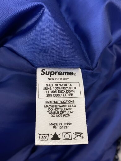 商品画像：License Plate Puffy Jacket/ダウンジャケット/S/コットン/BLU 4