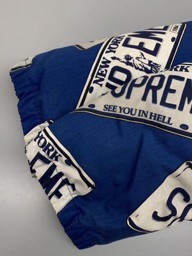 商品画像：License Plate Puffy Jacket/ダウンジャケット/S/コットン/BLU 5