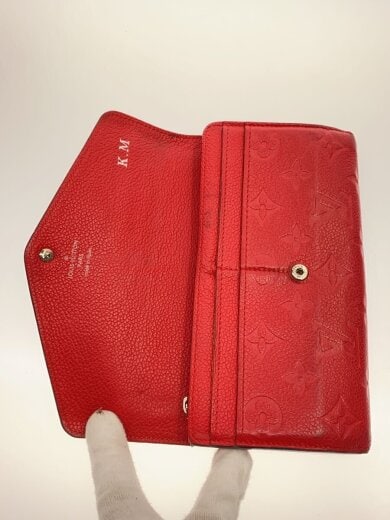 商品画像：ポルト・フォイユ・サラ_モノグラム・アンプラント/レザー/RED/レディース 4