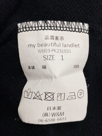 商品画像：URAKE SWEAT HOODIE/パーカー/1/コットン/BLK/WM03-PK231031 4