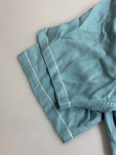 商品画像：半袖シャツ/L/レーヨン/BLU/1110235 5