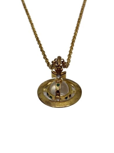 商品画像：トップドームネックレス/--/GLD/トップ有/レディース// 1