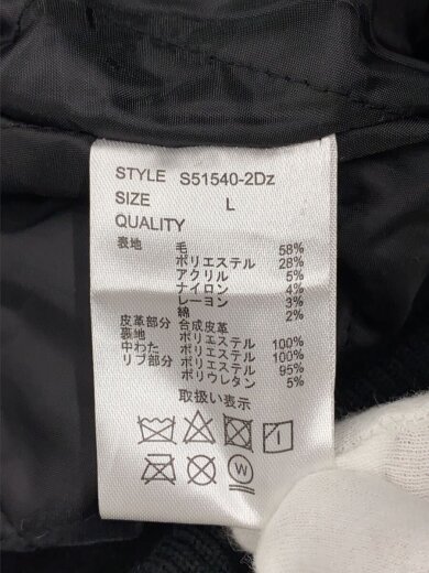 商品画像：スタジャン/L/ウール/BLK/S51540-2Dz// 4